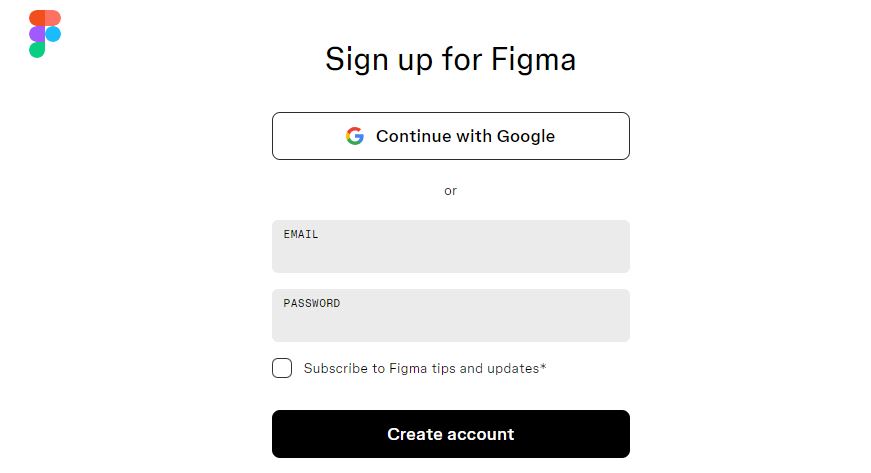 Figma Sign Up